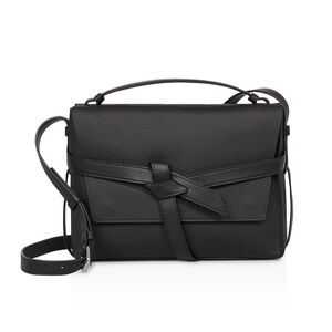 ALLSAINTS Cami Leather Shoulder Bag | Black